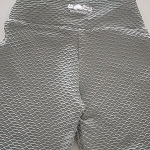 Booty by Brabants Light Gray High-Waist Textured Shorts